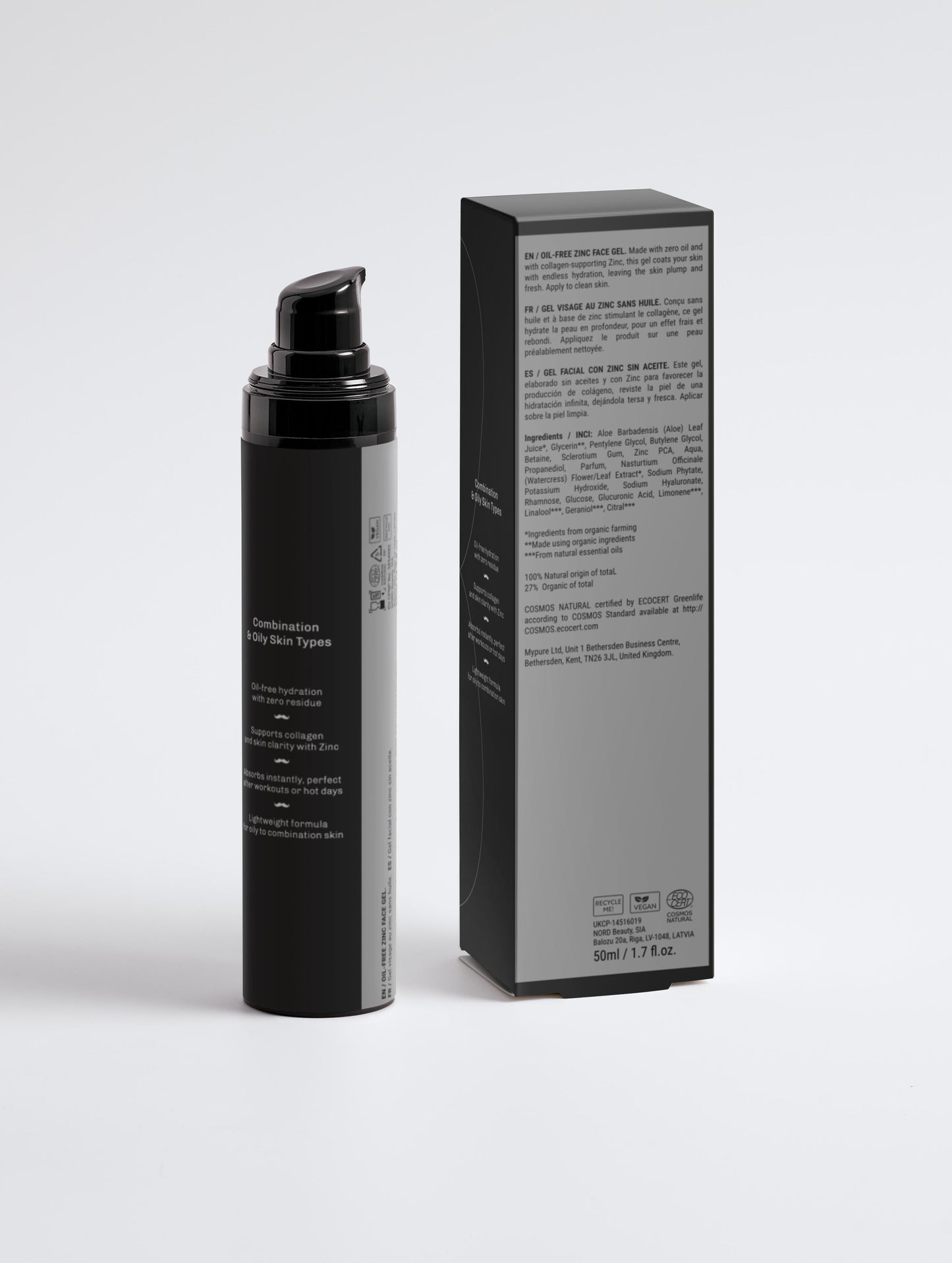 Oil-Free Zinc Face Gel